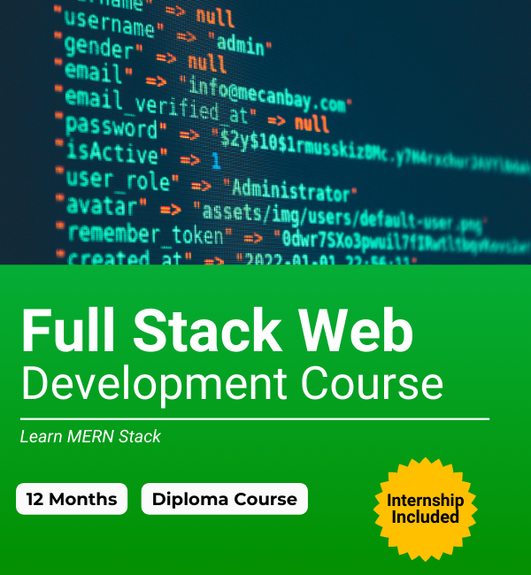 Full Stack Web Development MERN Course